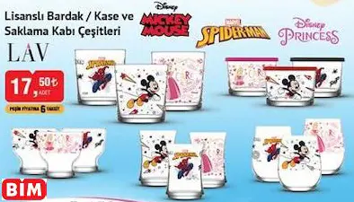 LAV LİSANSLI BARDAK / KASE VE SAKLAMA KABI ÇEŞİTLERİ LAV LİSANSLI BARDAK / KASE VE SAKLAMA KABI ÇEŞİTLERİ